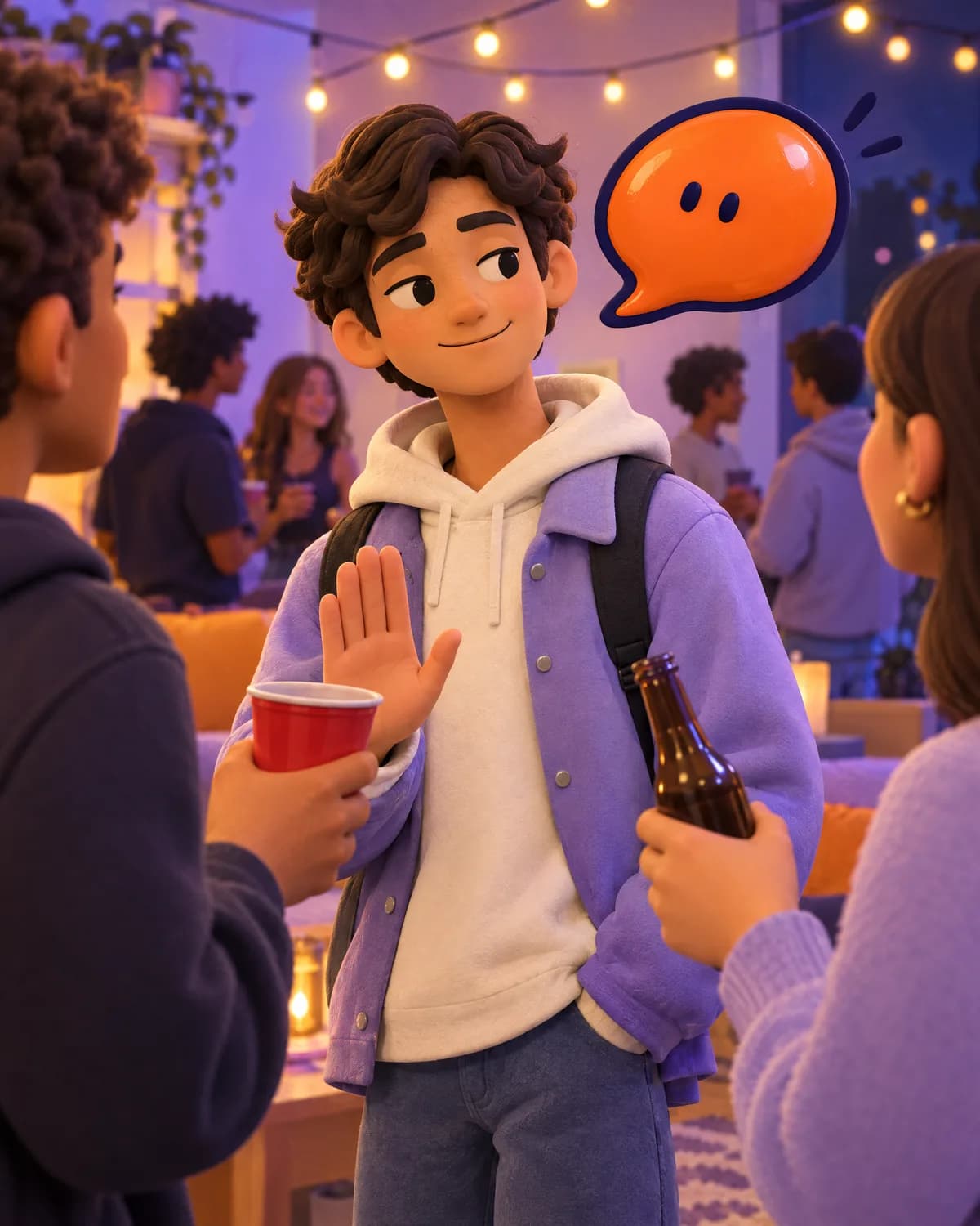 Nee zeggen tegen vrienden